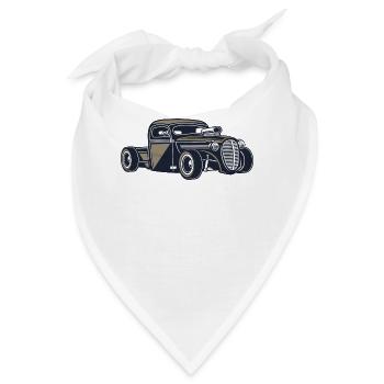 Rockabilly Rockabella Vintage 1950 rock Rockabully - Bandana - Weiß - Vorne