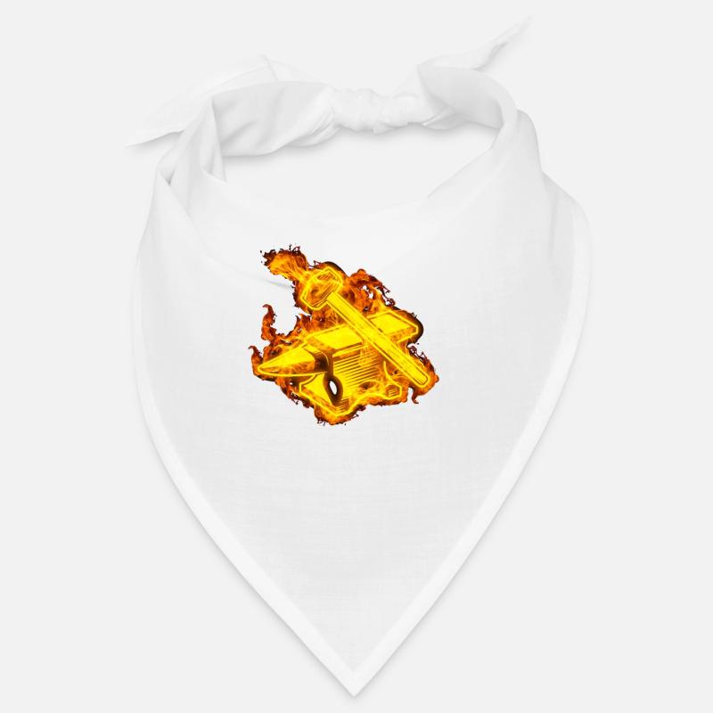 Feu Forge marteau forgeron Bandana