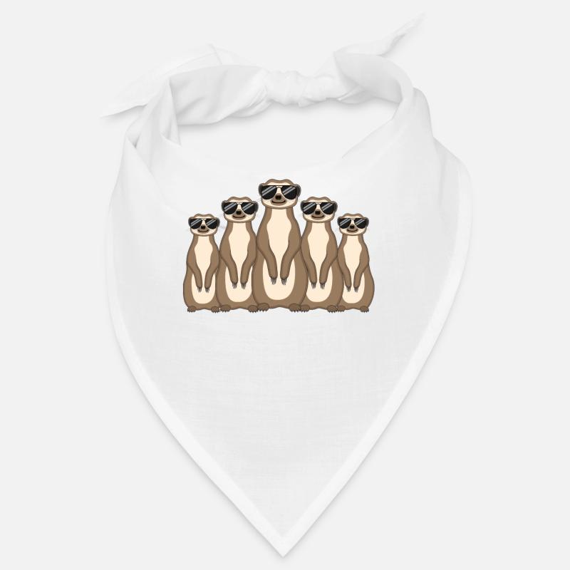 Erdmännchen Lustig Geschenk Damen Herren Kinder Bandana