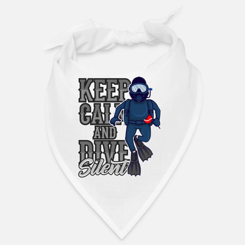 Keep Calm And Dive Silent Tec Diver Professional Diver Bandana
