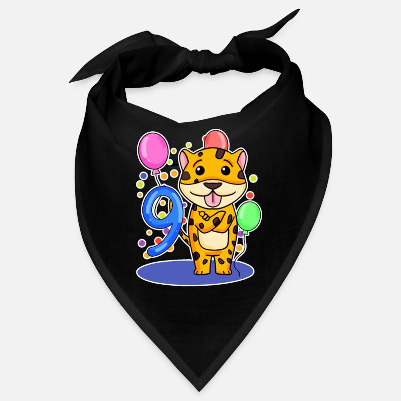 9 Jahre alt - Jaguar - 9. Geburtstag Geschenk Bandana