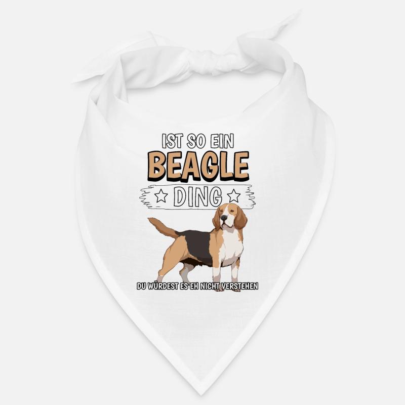 Beagle Ist so ein Beagle Ding - Bandana - Weiß