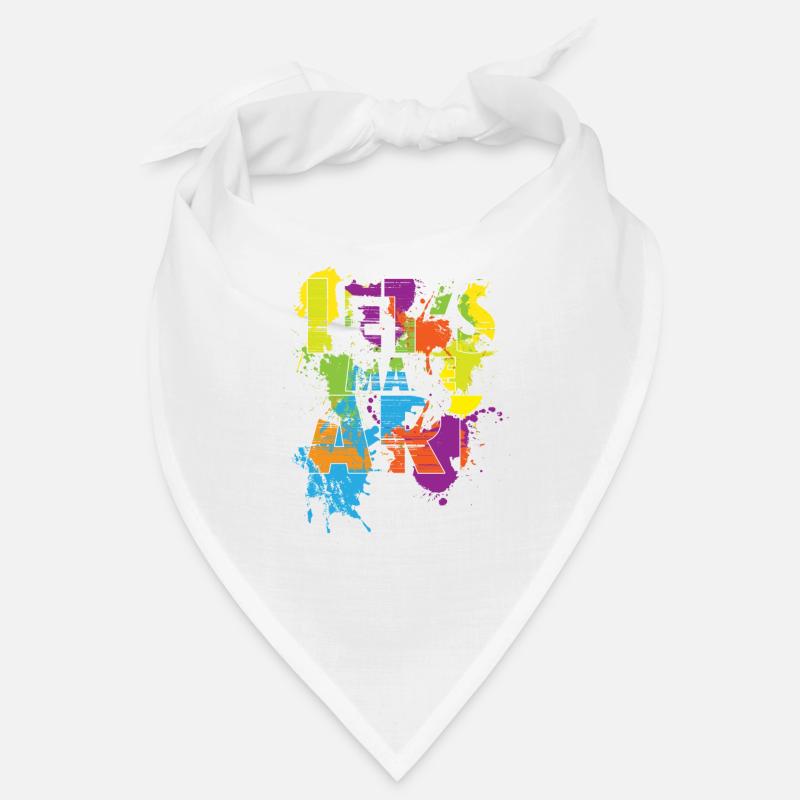 Make Art - Bandana - Weiß