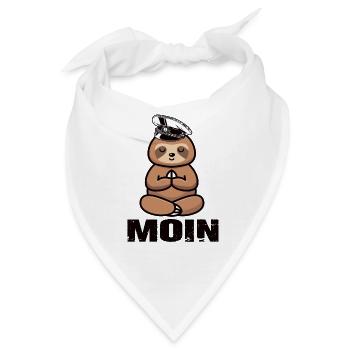 norddeutsche sprüche - Bandana - Weiß - Vorne