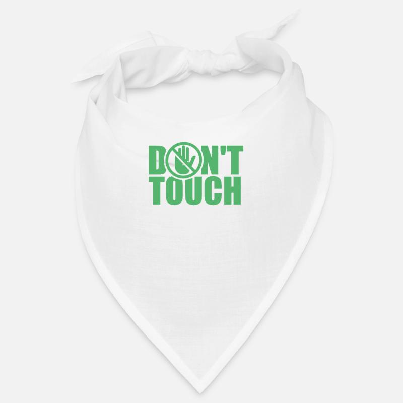 Ne pas toucher les mains chemin doigts Drôle Bandana