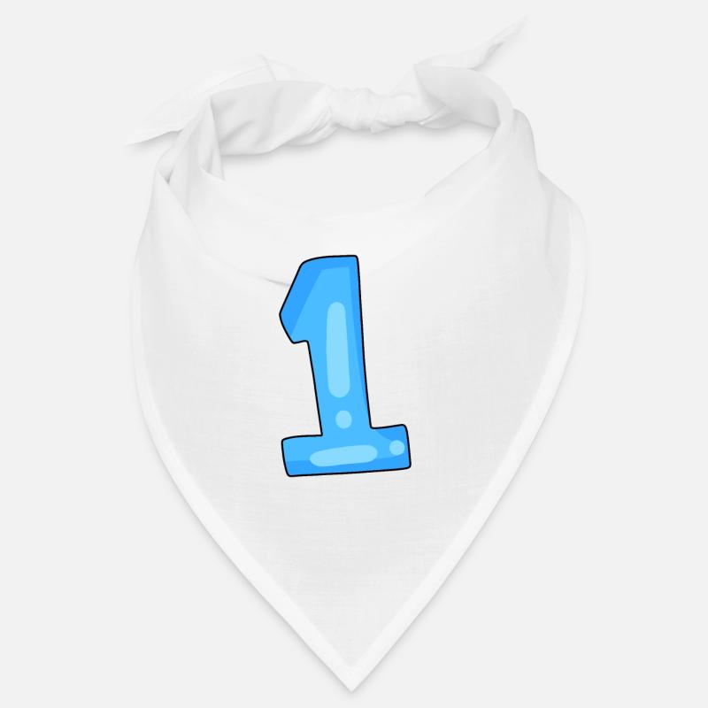 1 light blue Bandana