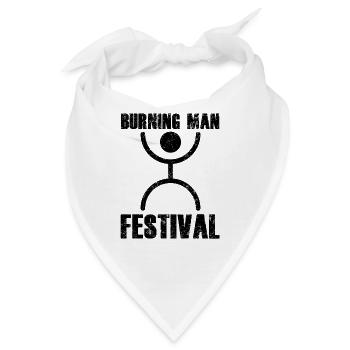 Burning Man Festival Kultur - Bandana - Weiß - Vorne