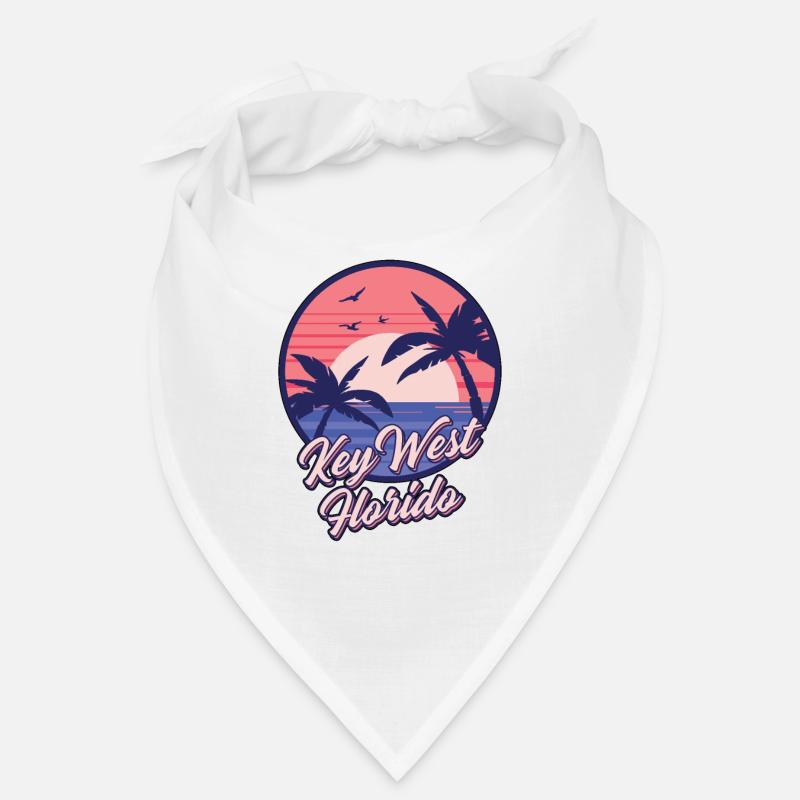 Key West Florida Sunset Beach Summer Seawaves Bandana