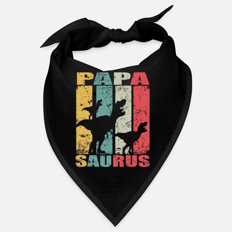 Papasaurus Dinosaurier Dino Zwillinge Papa Saurus Bandana