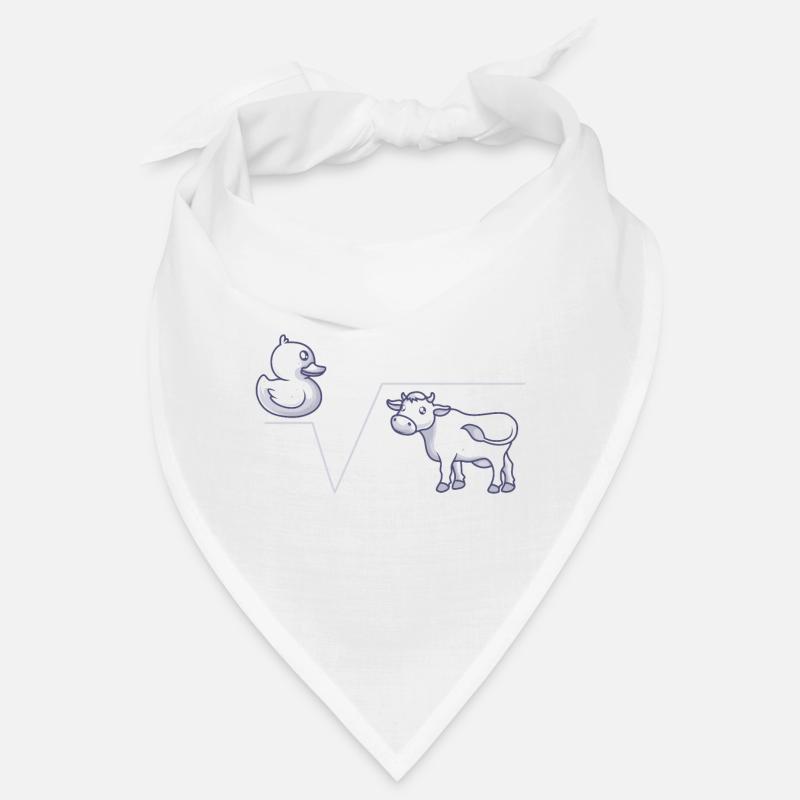 Math Joke N-te Root from Q Duck Root Cow Bandana