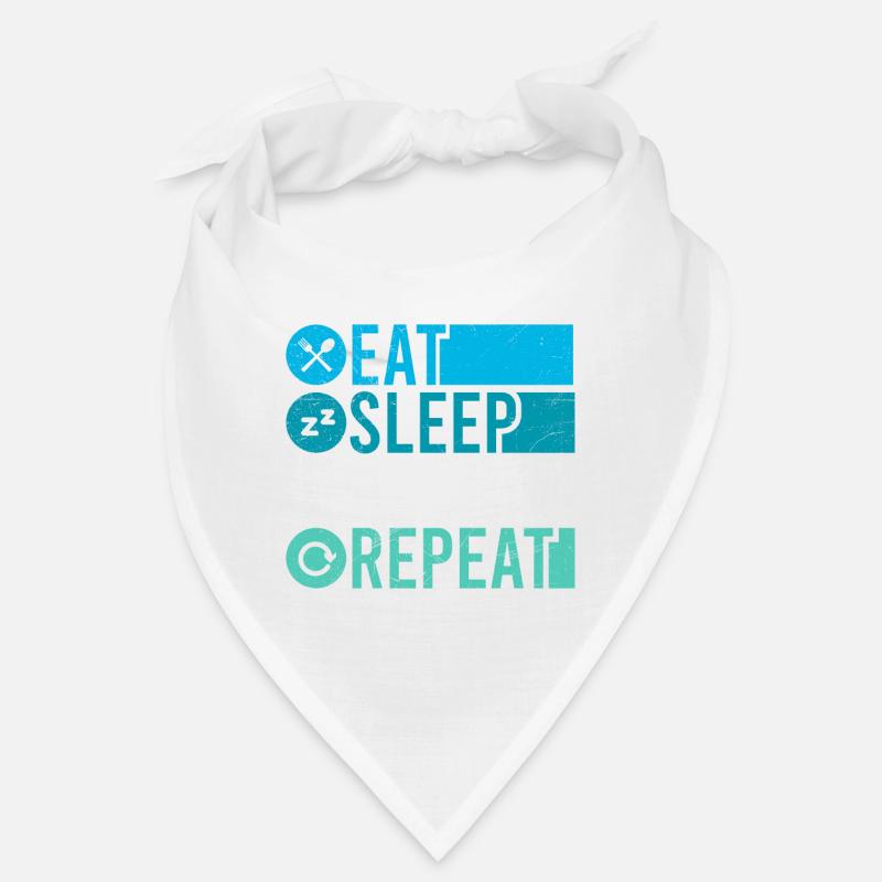 Eat Sleep Code Repeat Programmeur Bandana
