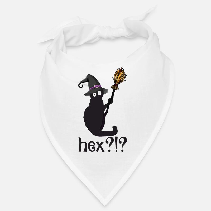 Hex Witch Cat Halloween Bandana