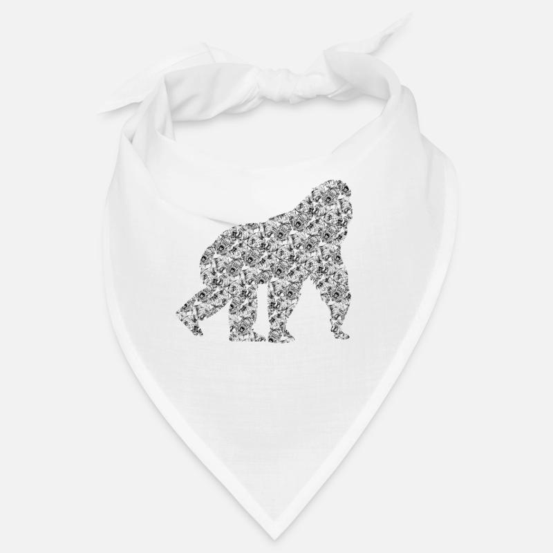 Gorillas Muster Gorilla Bandana
