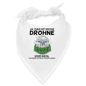 Drone Drohne Drohnen - Bandana - Weiß - Vorne