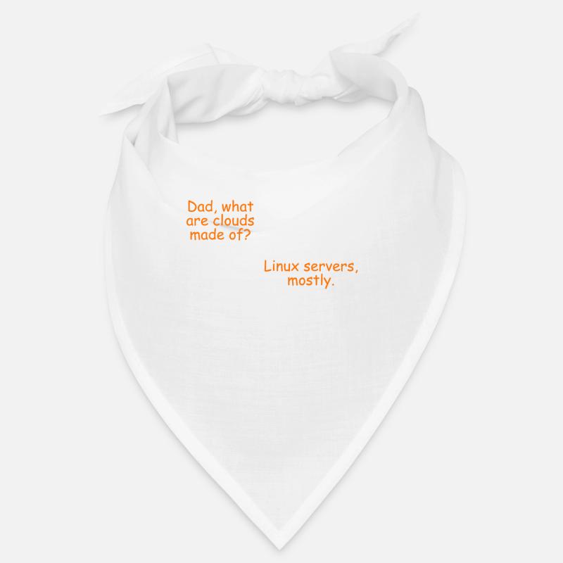 Linux Server Witz Informatiker Humor Software - Bandana - Weiß