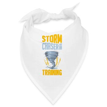 Sturm Chaser Lustige Tornado Twister Weather - Bandana - Weiß - Vorne