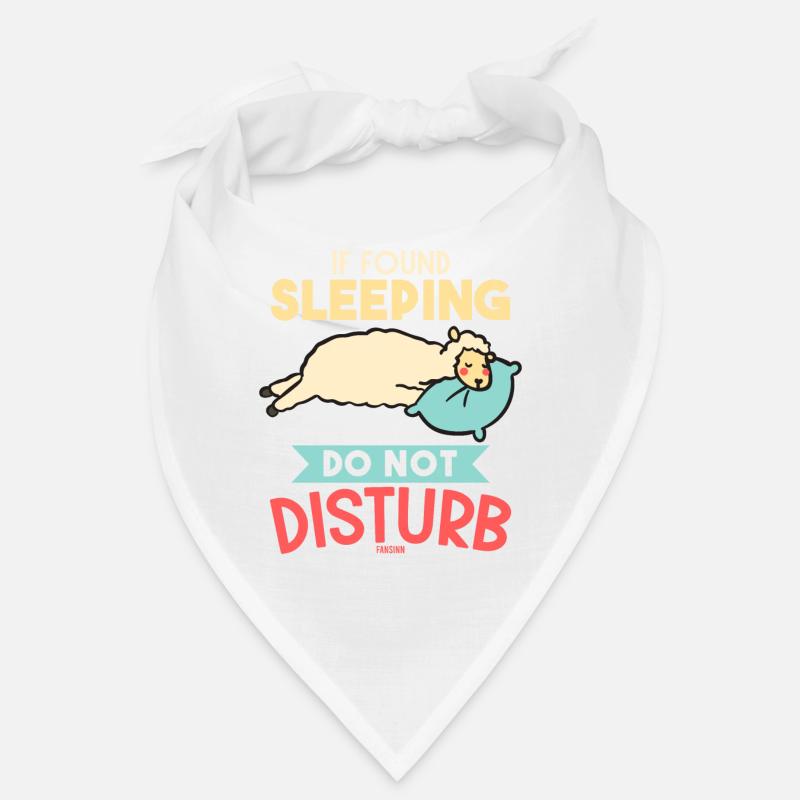 sleeping llama with pillow Bandana