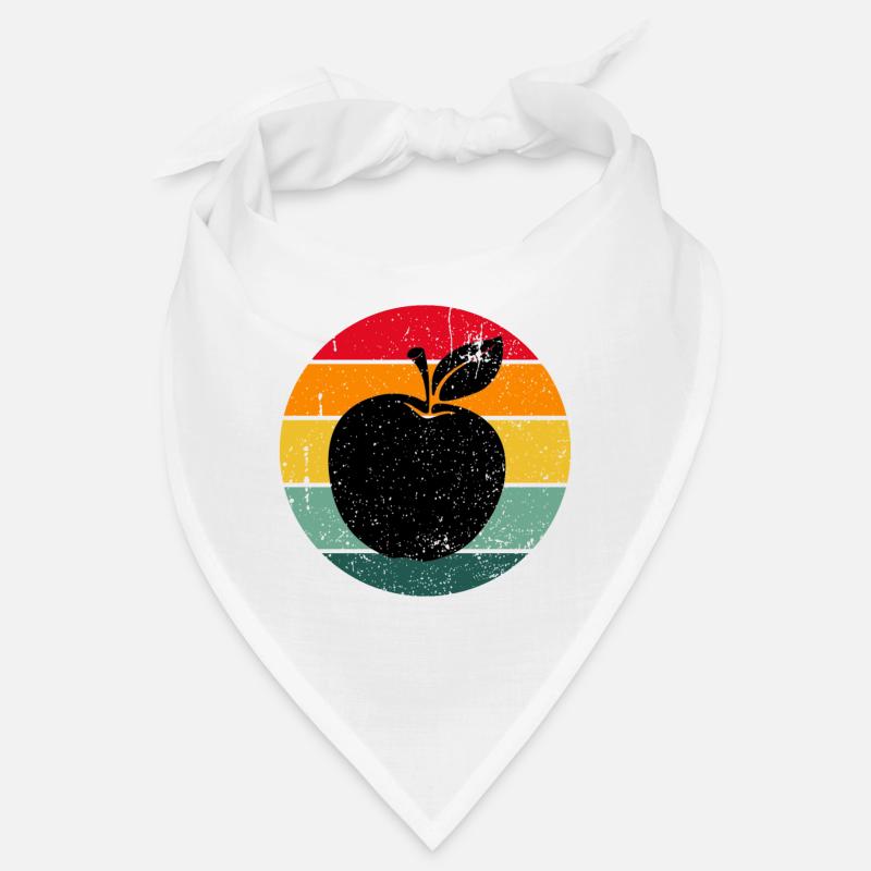 Vintage Retro Apple Fruit Apple Tree Gift Idea Bandana