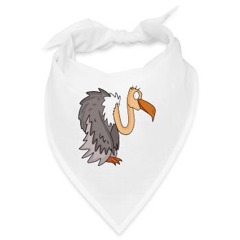 Geier - Bandana - Weiß - Vorne