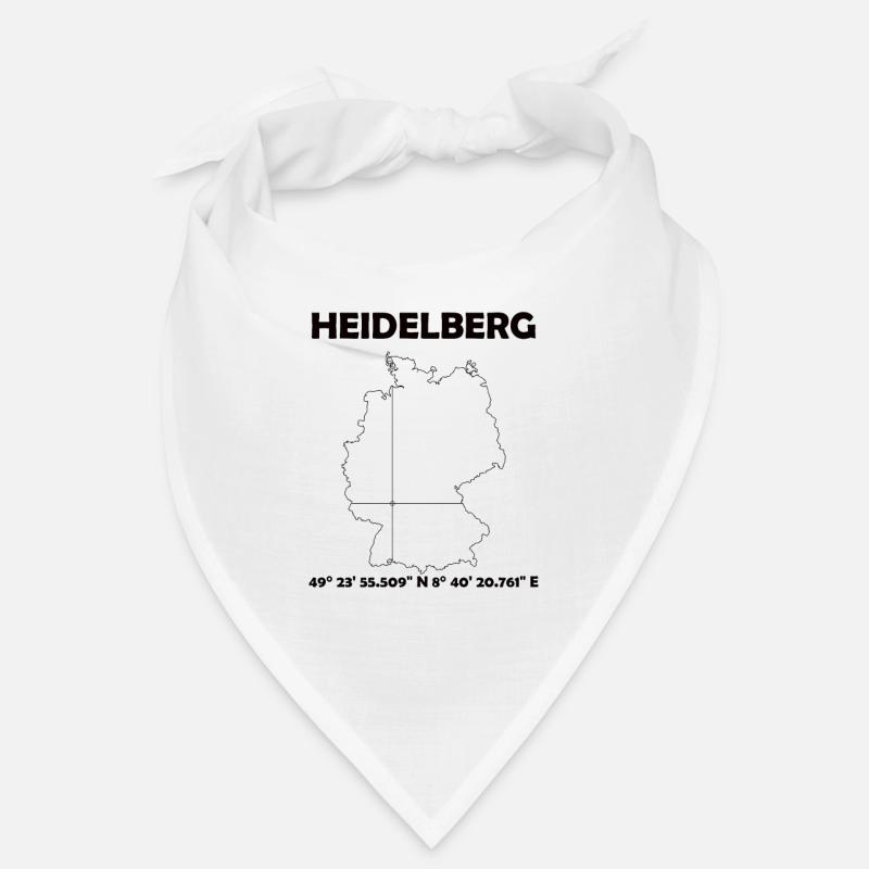 Heidelberg Map Bandana