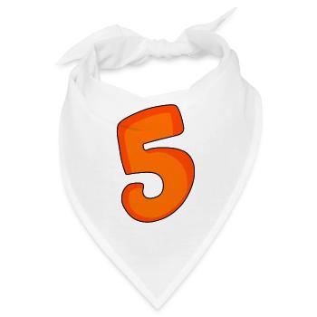 5 - Bandana - Weiß - Vorne