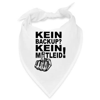 Programmierer Admin - Kein Backup Kein Mitleid - Bandana - Weiß - Vorne