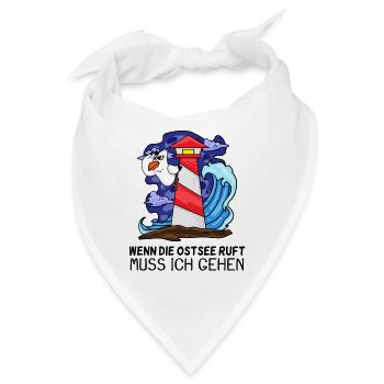 Ostsee - Bandana - Weiß - Vorne