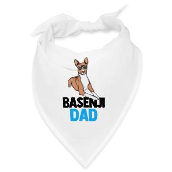 Basenji - Bandana - Weiß - Vorne