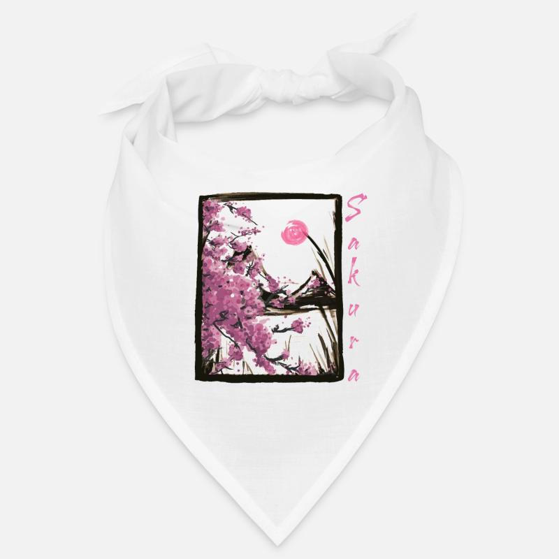 Sakura Japanese Cherry Blossom Cherry Blossom Tree Bandana