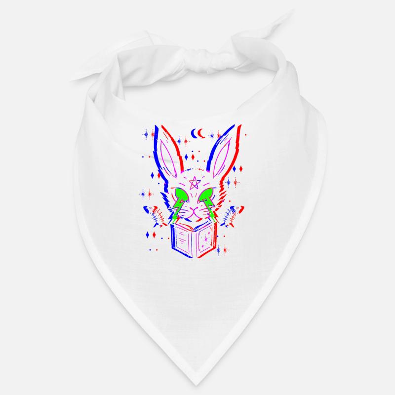 Techno Lapin démon Halloween Gothic Bandana