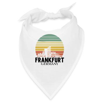 Frankfurt Hessen Frankfurter - Bandana - Weiß - Vorne