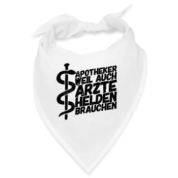 Apotheker Apotheke Pharmazeut - Bandana - Weiß - Vorne