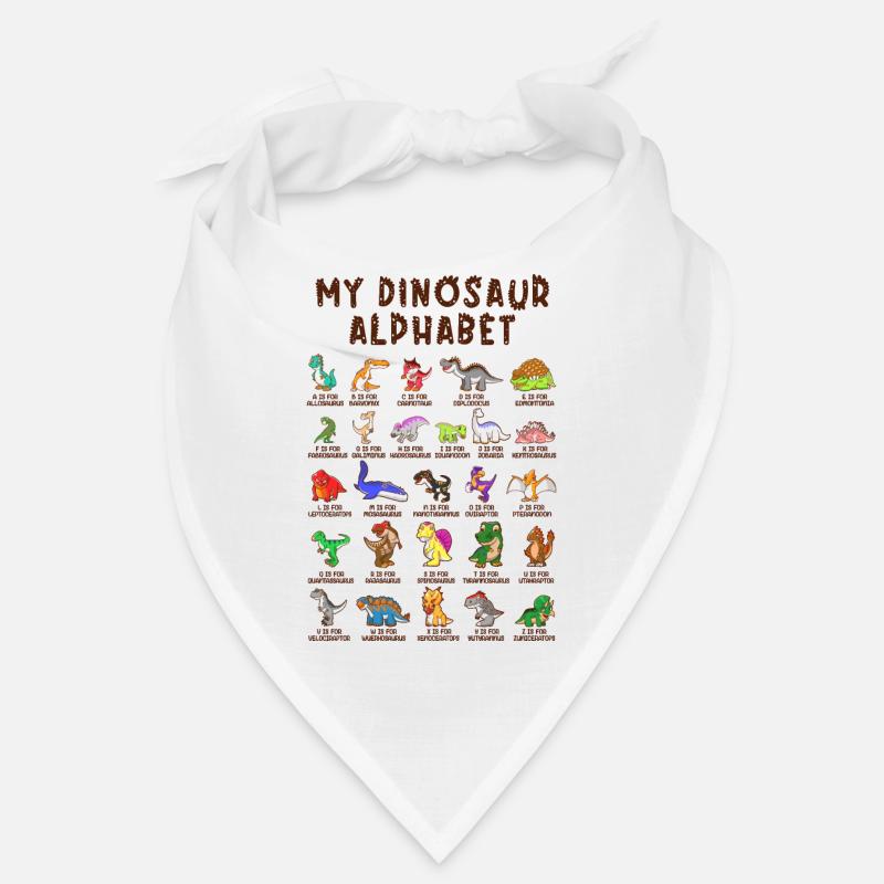 Dinosaurs Alphabet Learn Primer Gift Bandana