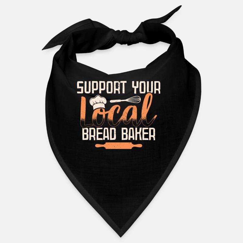Support Your Local Baker Bread Bakery Bandana