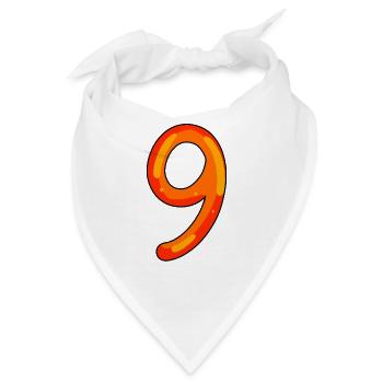 9 - Bandana - Weiß - Vorne