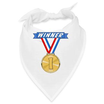 MEDAILLE WINNER - Bandana - Weiß - Vorne