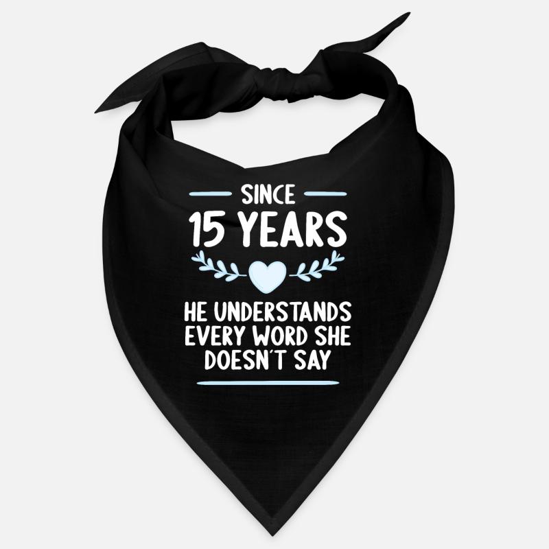 15 ans de mariage 15 ans Bandana