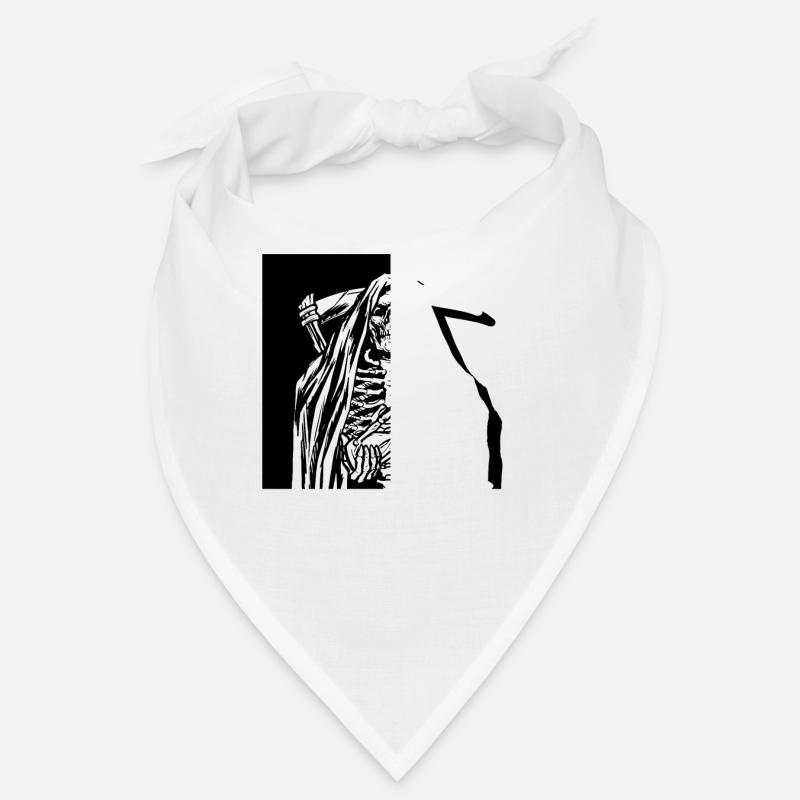 Skelett Sensenmann Antisocial Todesengel Bandana