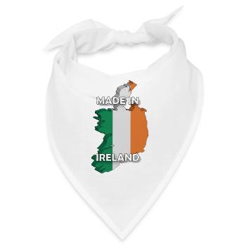 Made in Ireland - Bandana - Weiß - Vorne
