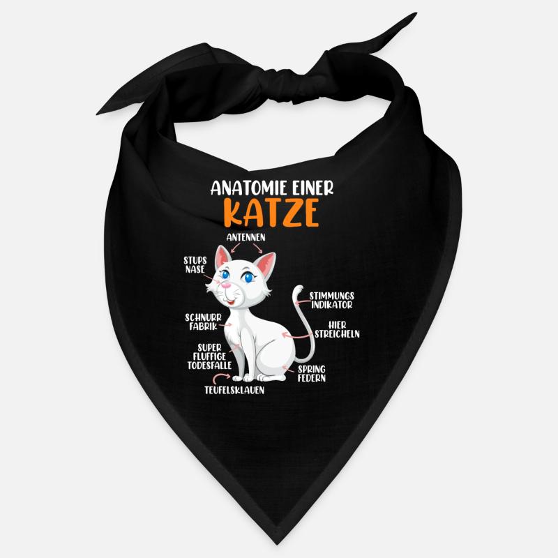 Anatomie einer Katze Bandana