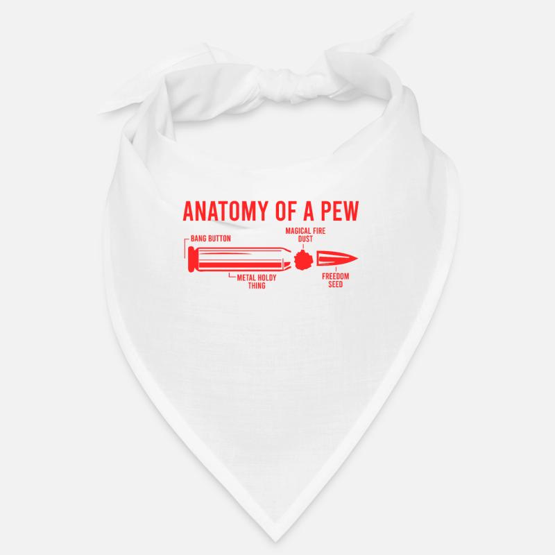 Anatomie einer Pew Waffen Munition Jagdwaffe Bandana