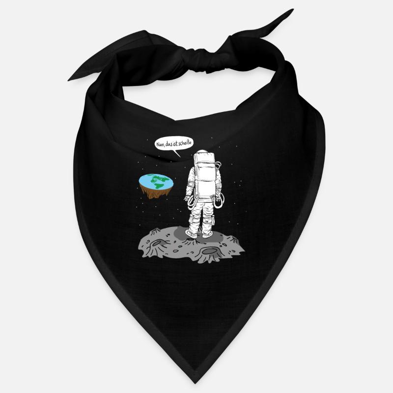 Astronaut Flache Erde Scheiße Bandana