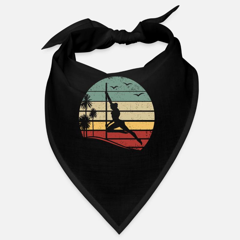 Sunset Pole Dance Pole Dancing Retro Pole Dance Bandana