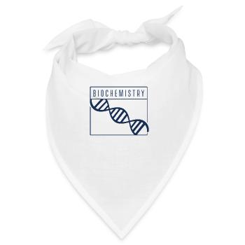 Biochemie Biochemikerin Bio Biochemiker - Bandana - Weiß - Vorne