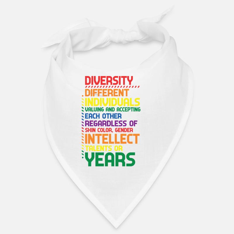 Arc-en-ciel coloré Diversité Définition de la diversité Bandana