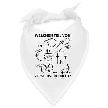 Modellflug Modellfliegen Kunstflug Modellflieger - Bandana - Weiß - Vorne