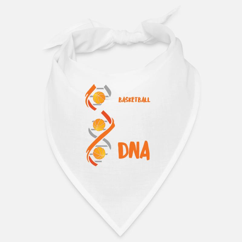 Le basket est dans mon adn de basketteur - Bandana - blanc