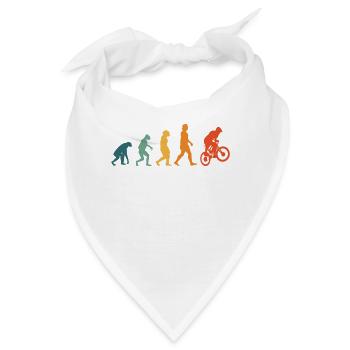 BMX Evolution Retro Radsportler Fahrrad - Bandana - Weiß - Vorne