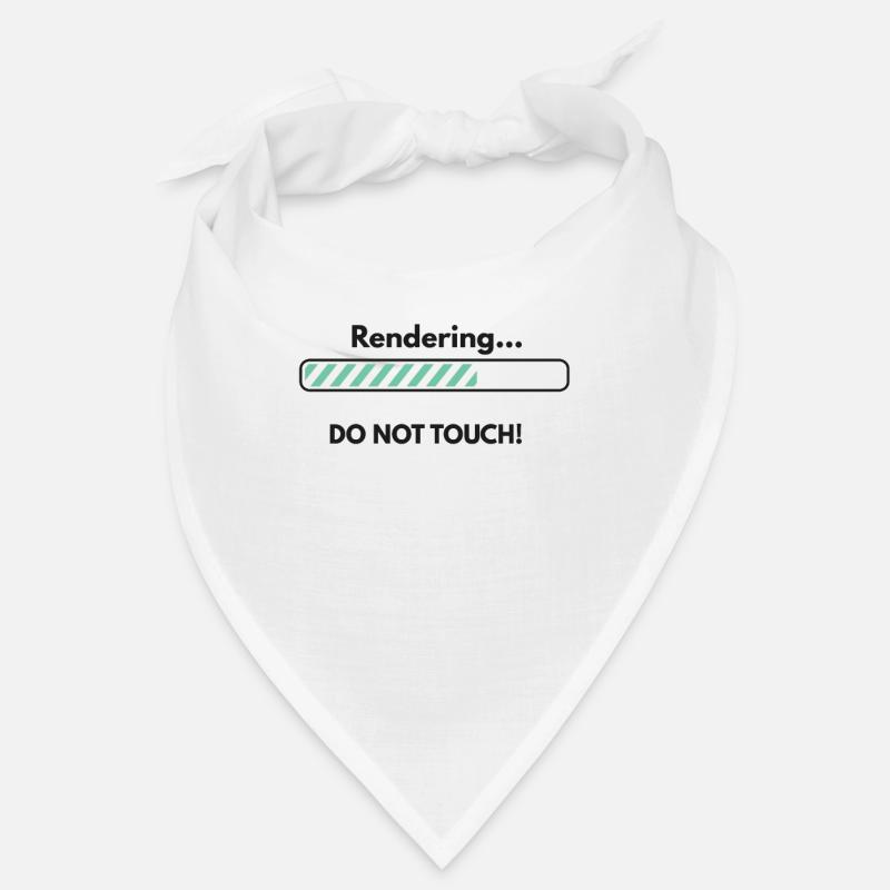 Funny Video Editing Rendering Do Not Touch Video Bandana