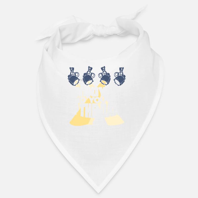 Technicien de l’éclairage Éclairage Cadeau - Bandana - blanc